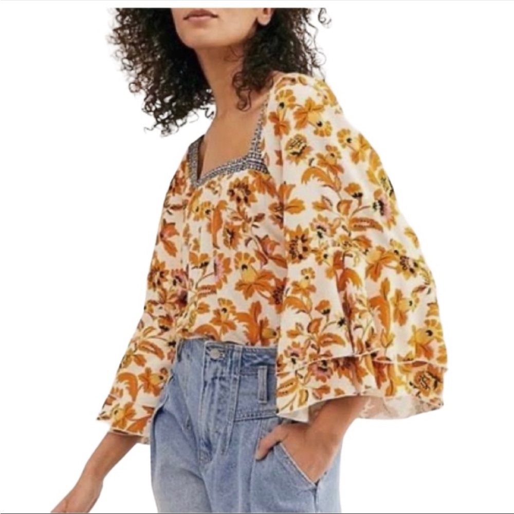Intimately Free People NWOT Blooming Borders Bodysuit